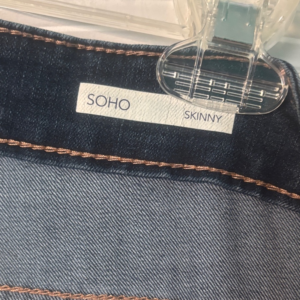 Code Bleu Dark Blue Detailed Skinny Jeans - Picture 3 of 9